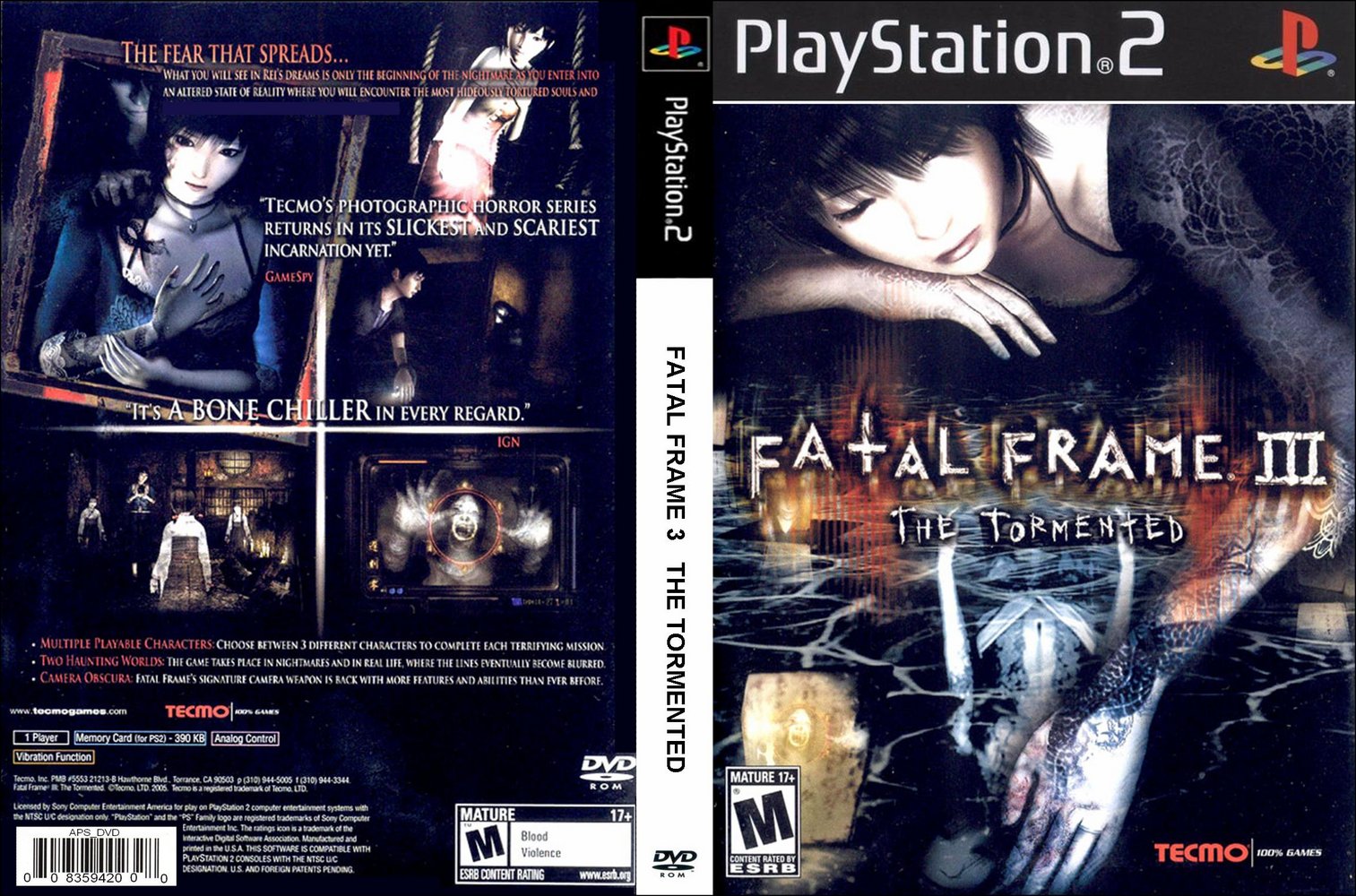 Fatal Frame III: The Tormented (PS2) (gamerip) (2005) MP3 - Download Fatal  Frame III: The Tormented (PS2) (gamerip) (2005) Soundtracks for FREE!